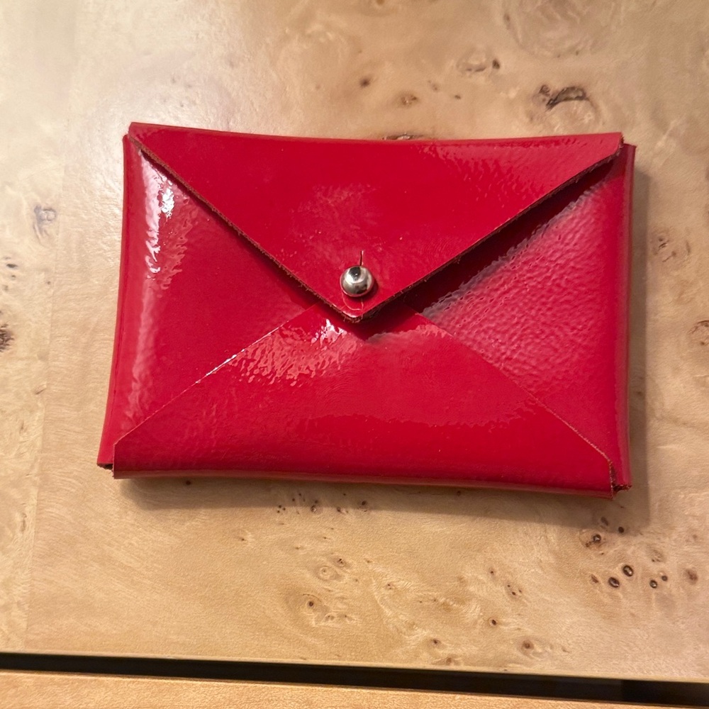 Tracey Tanner Red Patent Leather Andie Wallet